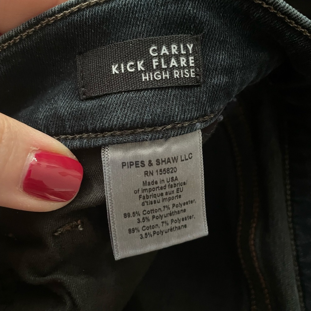 Veronica Beard Carly Kick Flare High Rise 25 EUC - Picture 6 of 6